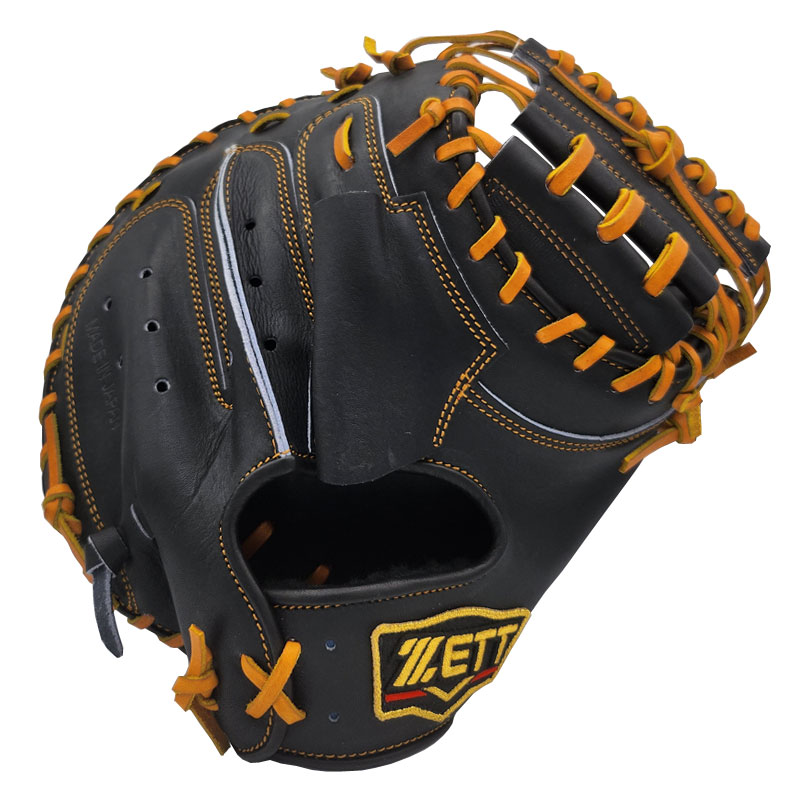 SP キャッチャーミット 黒 レザー　硬式用グローブ　日本製 グローブ・ミット - 野球用品の総合メーカー「シュアプレイ