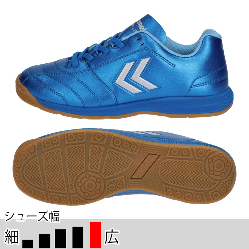 hummel ARICALE フットサルシューズ ホワイト/ブルー hummel ARICALE フットサルシューズ ホワイト/ブルー シューズ