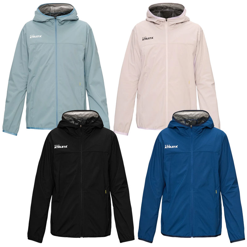 アスレタ ジュニア ウィンドウォームジャケット 防風 防寒 ウインドブレーカー フルジップ ジャケット ATHLETA2025FW 02428J
