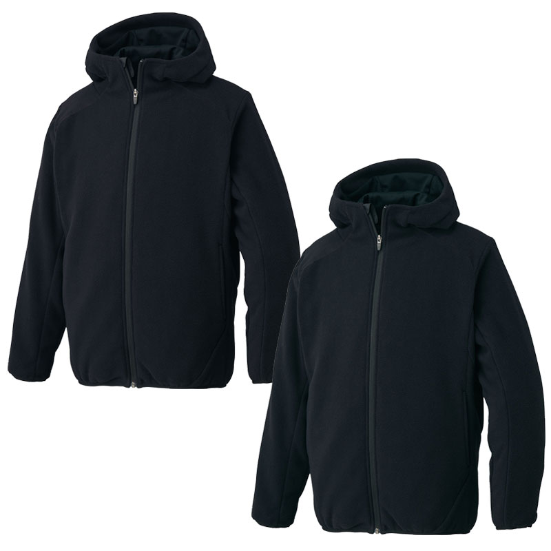 ゼット ZETT フリースジャケット フルジップフーディー 秋冬