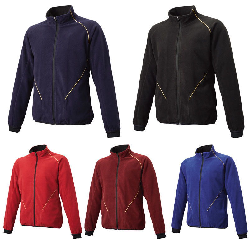 SSK エスエスケイ フリースジャケット フルZIP 長袖 裏タフタ