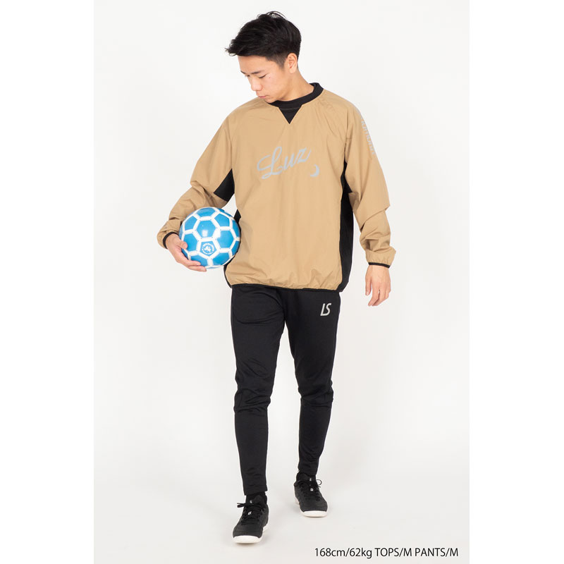 LUZeSOMBRA/ルースイソンブラ STRETCH TAFTA MESH PULLOVER TOP