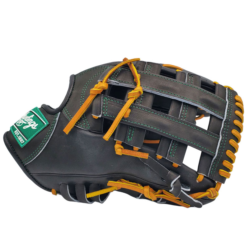ローリングス 硬式グラブ HOH スポサクオリジナル Rawlings2025FW 野球 グローブ 一般 大人 【硬式外野手用／サイズ12.875】 Y795-25SO-BKDGRN