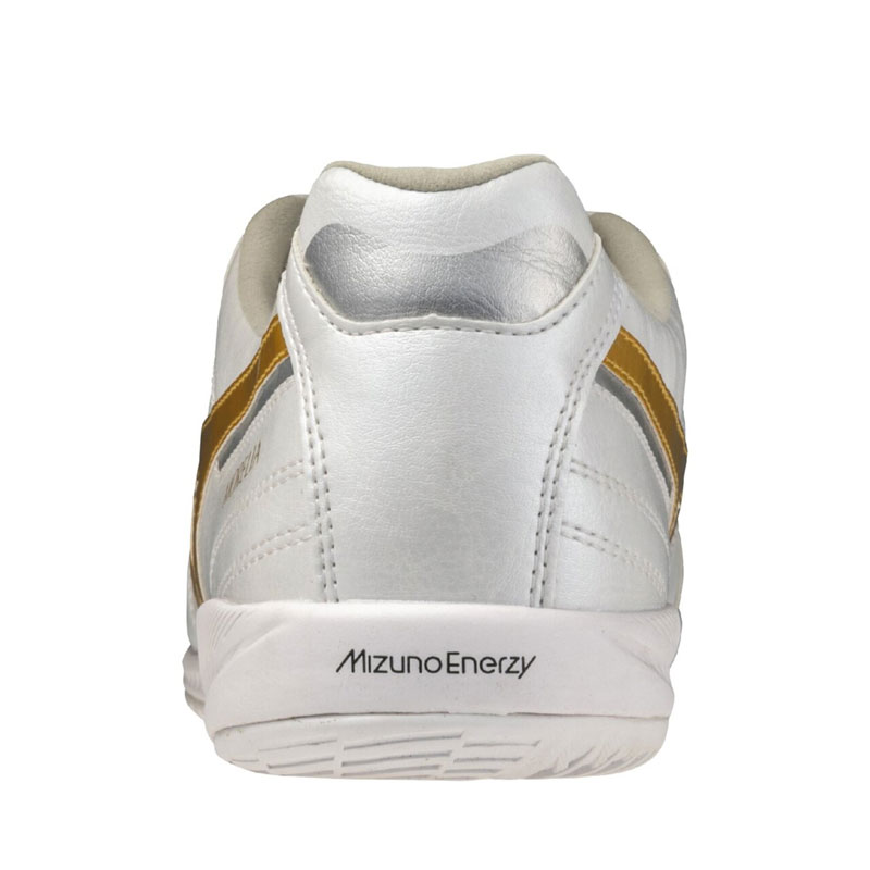 ミズノ モレリア SALA PRO IN ホワイト ゴールド フットサル インドア