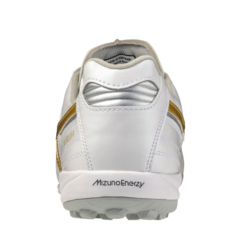 ミズノ モレリア SALA ELITE TF ホワイト ゴールド フットサル