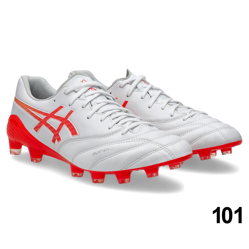 【新品・未使用】ASICS XLY4 サッカースパイク 廃盤 希少モデル 30％OFF！ アシックス サッカースパイク DSライト X-FLY 6 ホワイト 土
