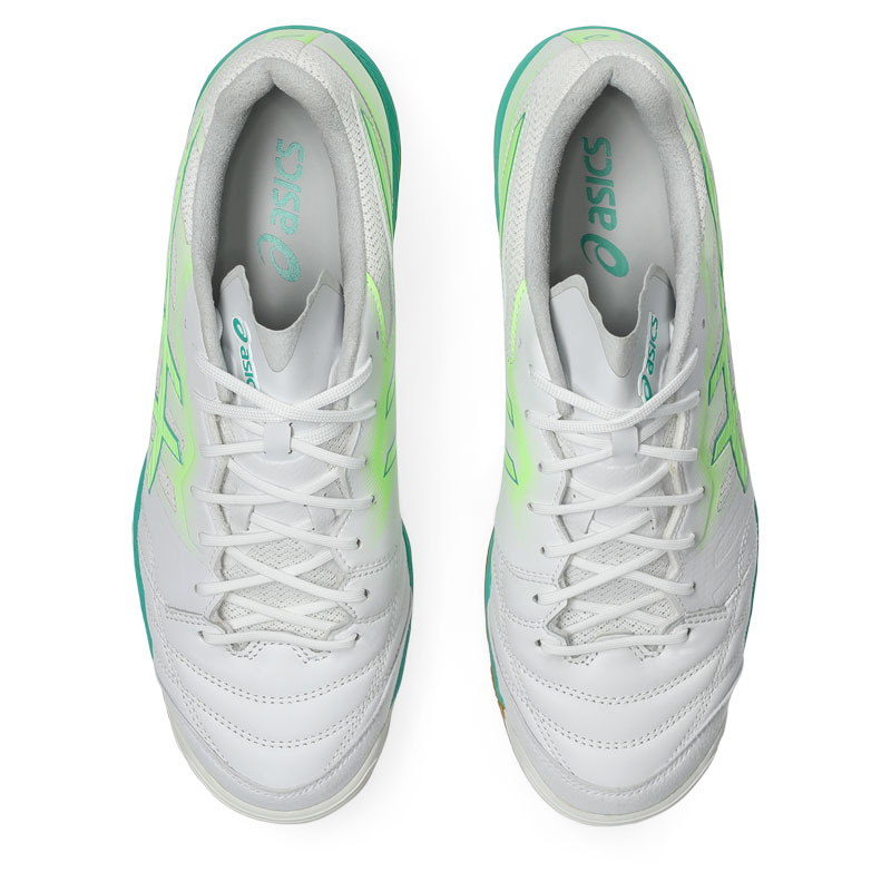 アシックス デスタッキ K FF （DESTAQUE K FF） ホワイト グリーン