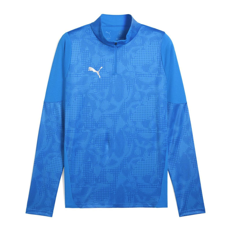 プーマ TEAMCUP TR 1/4ジップトップ エレクトロロイヤル サッカー