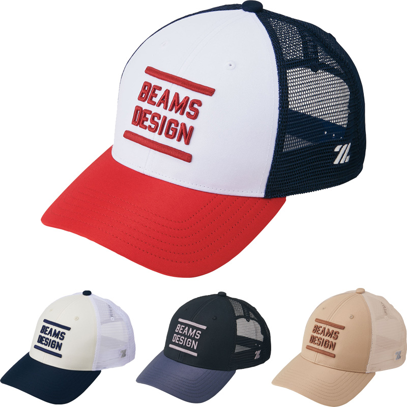 ZETT ゼット 限定 BEAMS DESIGN ベースボール キャップ ラウンド