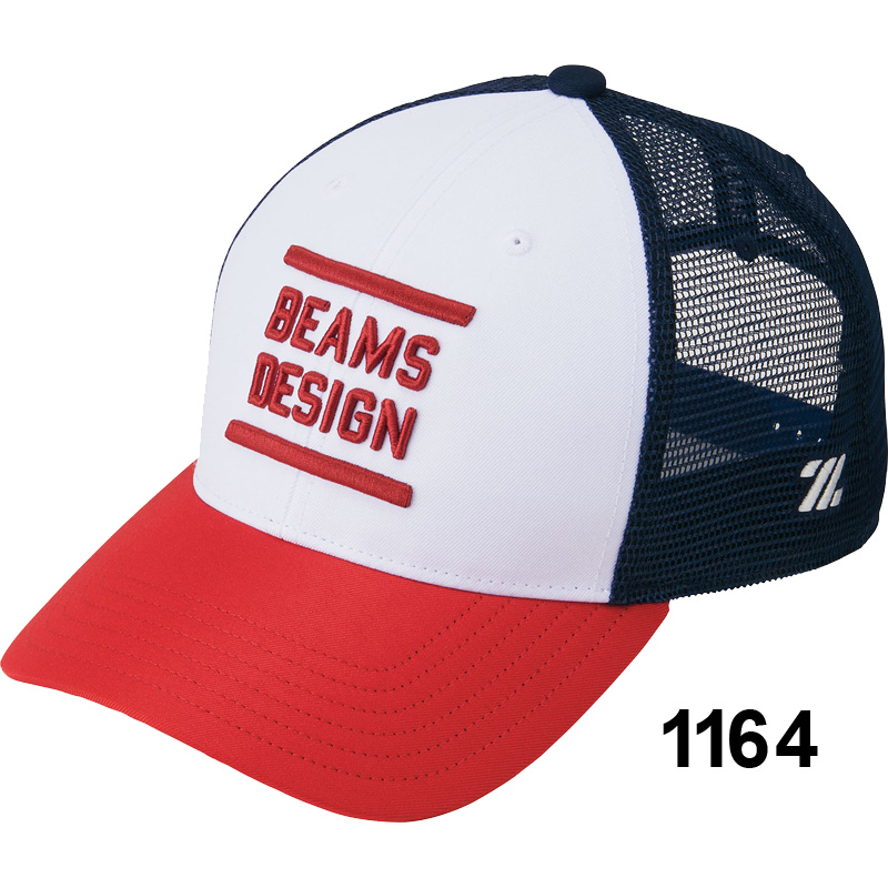 ZETT ゼット 限定 BEAMS DESIGN ベースボール キャップ ラウンド