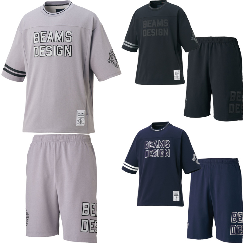 ZETT ゼット 限定 BEAMS DESIGN 半袖スウェット＆パンツ 上下