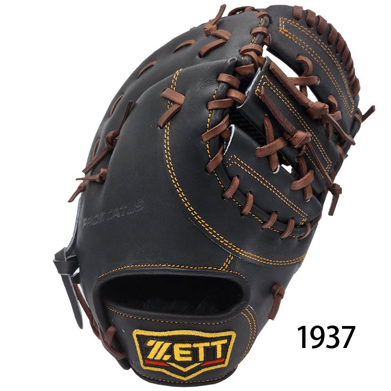 ファーストミット　グローブ ブラックのみ】ZETT（ゼット）軟式用ファーストミット ソフトステア