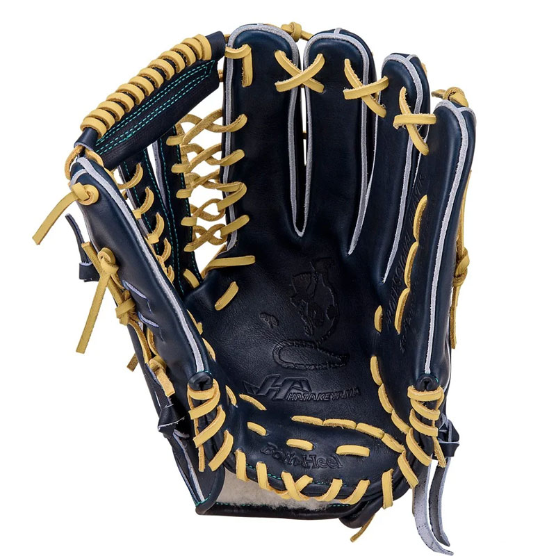 ハタケヤマ 一般硬式 グローブ グラブ 外野用 金本モデル 美品 限定品 HATAKEYAMA (ハタケヤマ) 硬式グローブ 約30cm ブラウン 金本 知憲