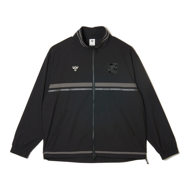 ヒュンメル ガンバ大阪 クロスジャケット ブラック サッカー ウェア 撥