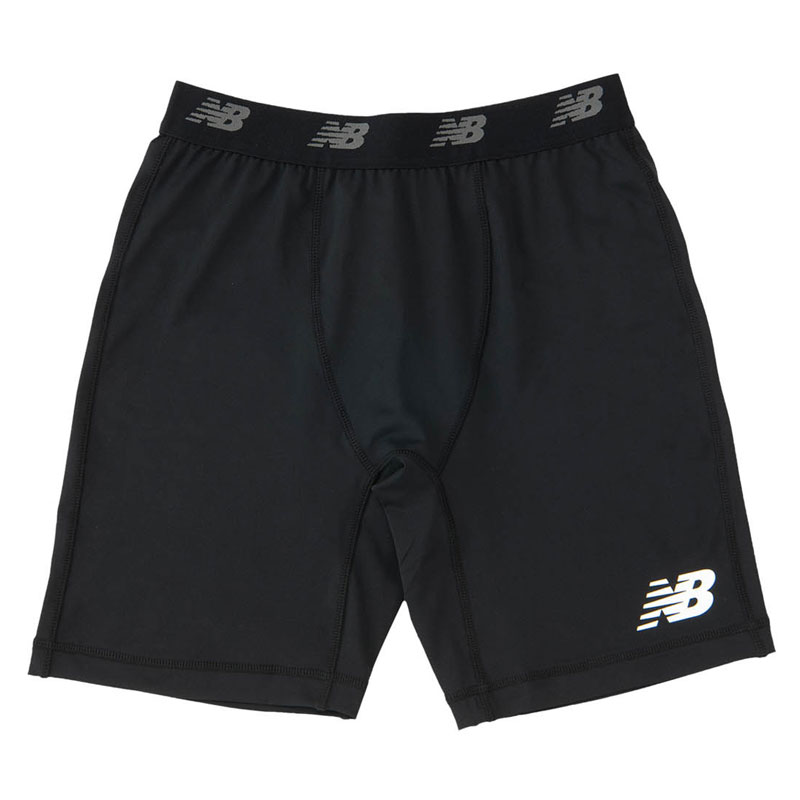 ニューバランス ストレッチインナーパンツ ショート丈 ブラック JMPF7382-BK