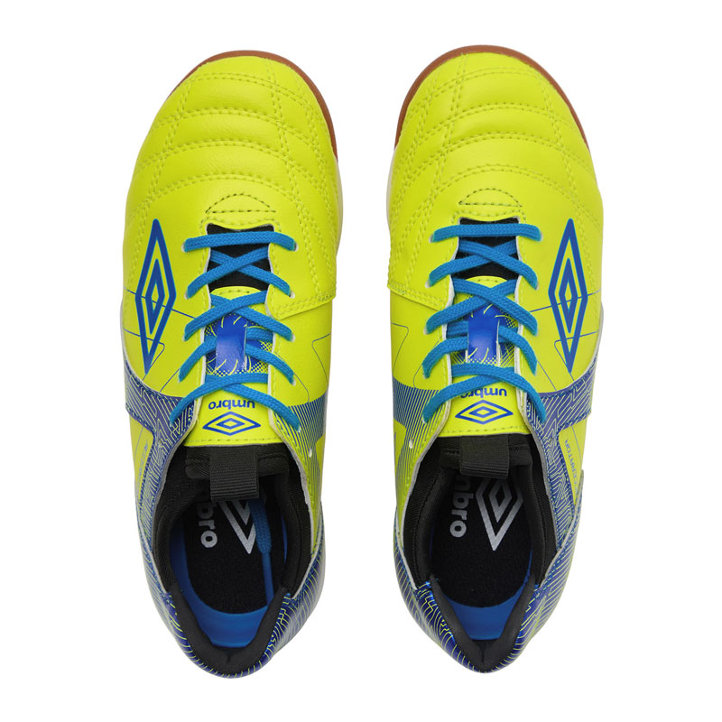 アンブロ アクセレイター TR JR WIDE IN イエロー ブルー サッカー