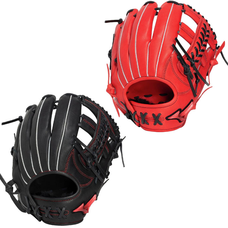 ミズノ 軟式グラブ WILL DRIVE RED 26SS 野球 グローブ 一般 大人 軟式