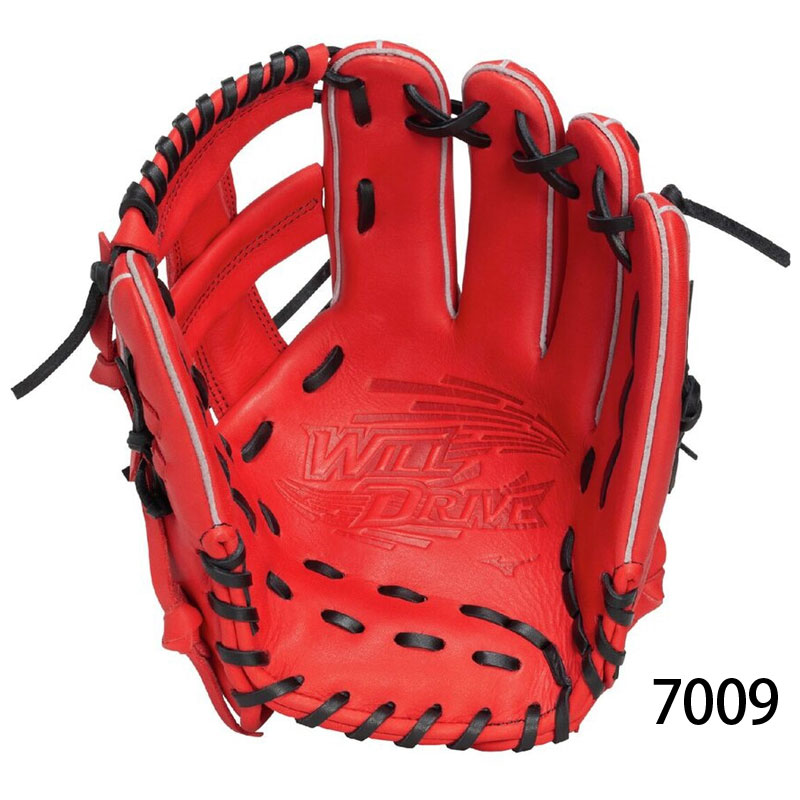 ミズノ 軟式グラブ WILL DRIVE RED 26SS 野球 グローブ 一般 大人 軟式