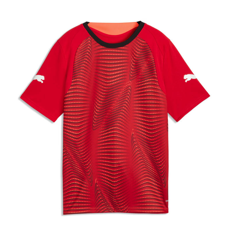 プーマ ジュニア INDIVIFINAL 半袖 シャツ レッド サッカー フットサル