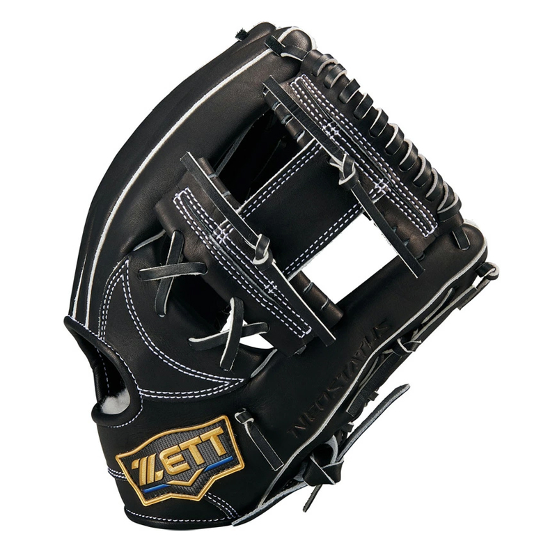 ZEET 硬式グローブ 黒 ZETT ゼット 硬式グラブ ネオステイタス 二塁手 遊撃手用 今宮選手