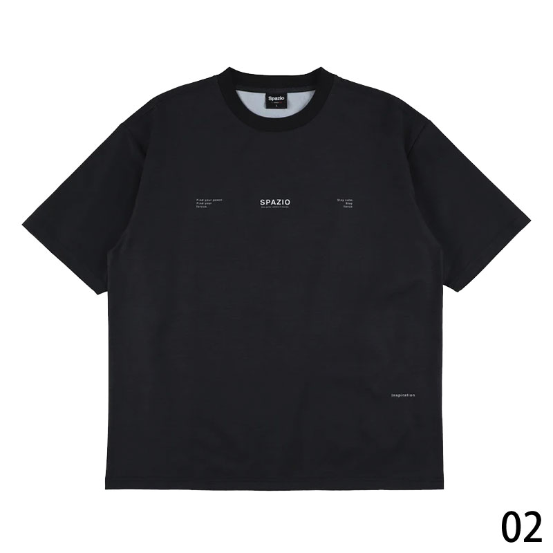 スパッツィオ タイポグラフィオーバーサイズプラTシャツ サッカー