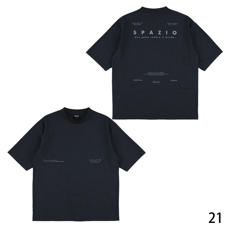 20％OFF！ スパッツィオ オーバーサイズプラTシャツ3 サッカー