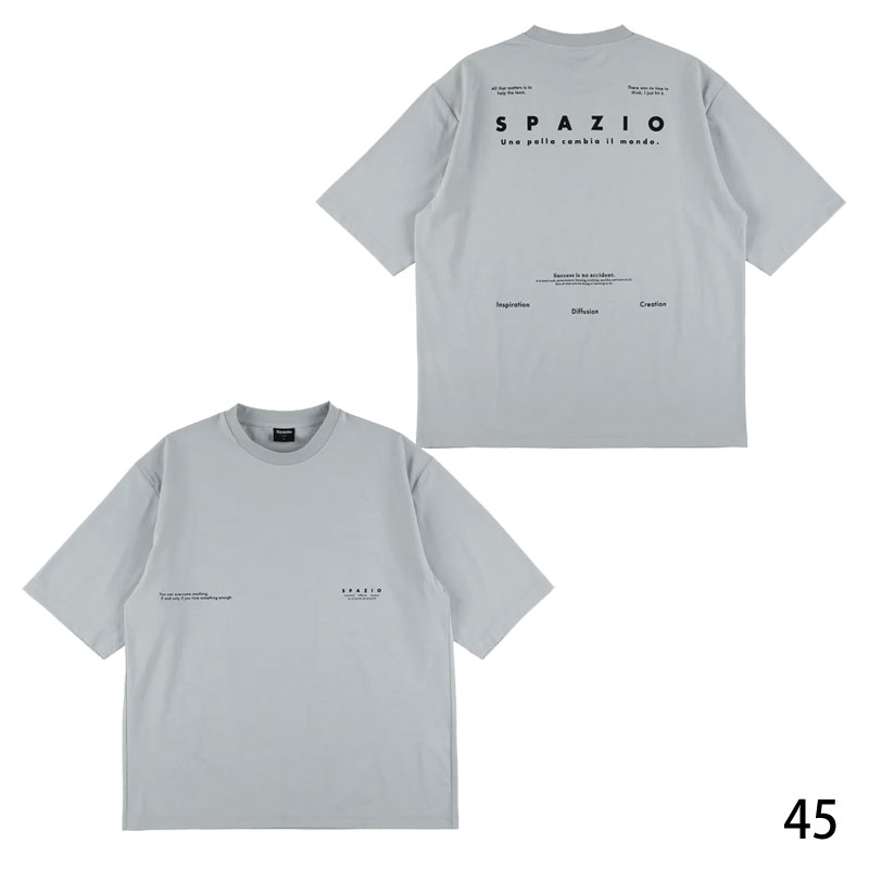 20％OFF！ スパッツィオ オーバーサイズプラTシャツ3 サッカー