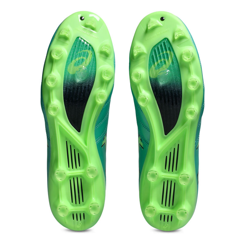 アシックス DSライト X-FLY PRO 3 グリーン サッカースパイク 土 人工