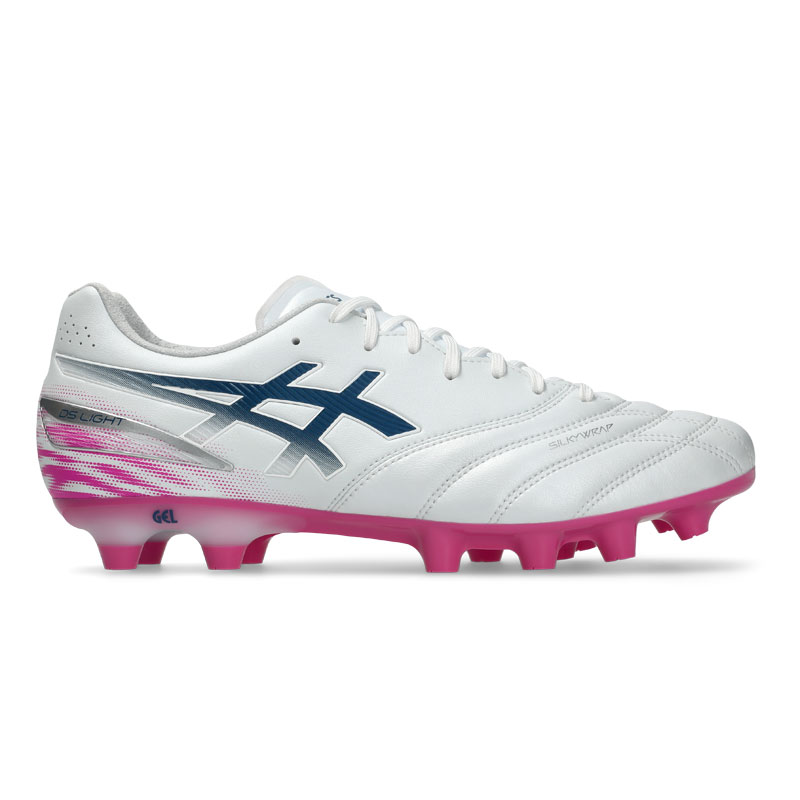し*ぃ様 山根視来選手 直筆サイン入りスパイク ASICS DS LIGHT X アシックス DSライト PRO WIDE ホワイト ピンク ワイドモデル サッカー