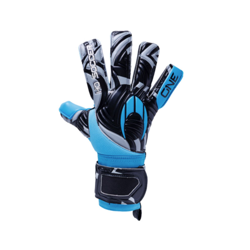 HOサッカー ワン ネガティブ リングブルー サッカー キーパーグローブ