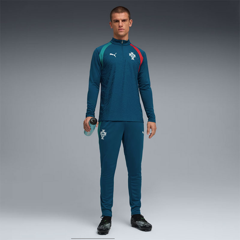 プーマ ポルトガル代表 FPF 1/4 ジップトップ パンツ オーシャン