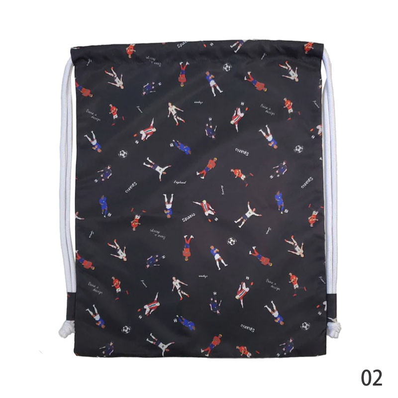 スパッツィオ レジェンド総柄ナップサック2 約8.7L サッカー