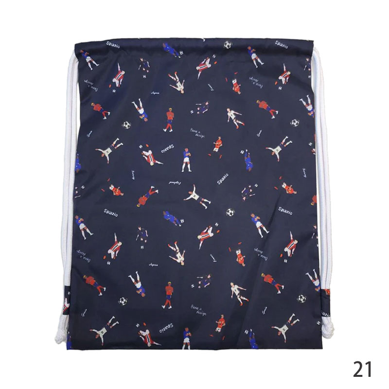 スパッツィオ レジェンド総柄ナップサック2 約8.7L サッカー