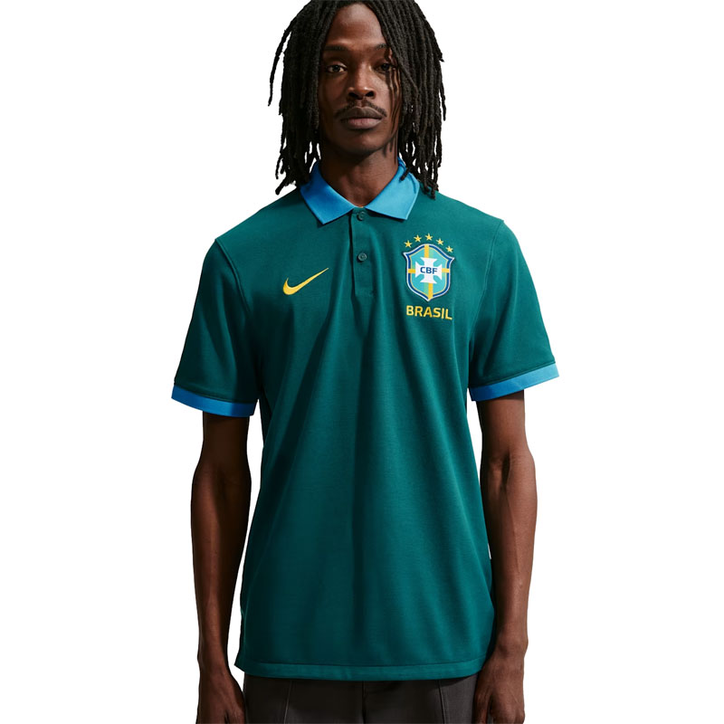 限定　NIKE　ナイキ　AIR WOVEN 27.0 ブラジル代表 ナイキ ブラジル CBF Dri-FIT ポロ ジオードティール サッカー ウェア