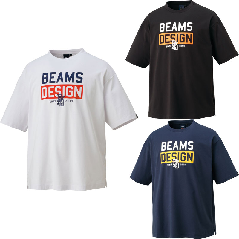 ＺＥＴＴ ゼット 限定 BEAMS DESIGN ビームス デザイン ビッグシルエット Tシャツ 半袖 トレーニングウェア 野球 一般 大人 BOT77408