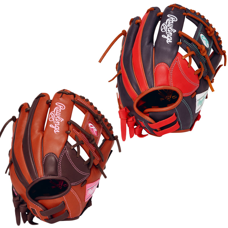 ローリングス 女子ソフトボールグラブ HOH DP COLORS Rawlings2026SS レディース グローブ 一般 大人 【女子ソフト内野手用／サイズ11.5】 GS6HDR34GF