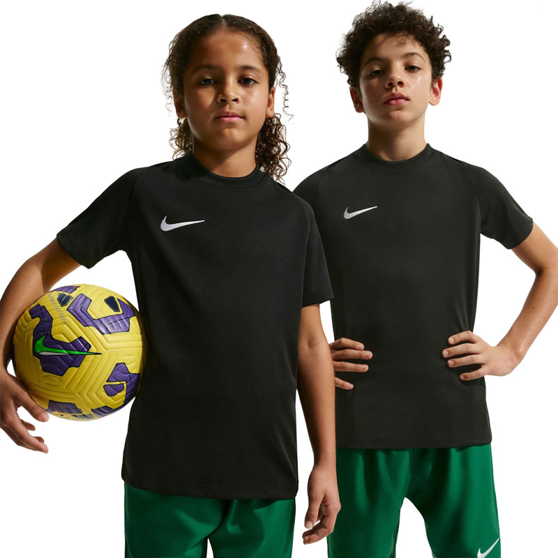 ナイキ ジュニア Dri-FIT パーク8 JSY S/S トップ ブラック サッカー