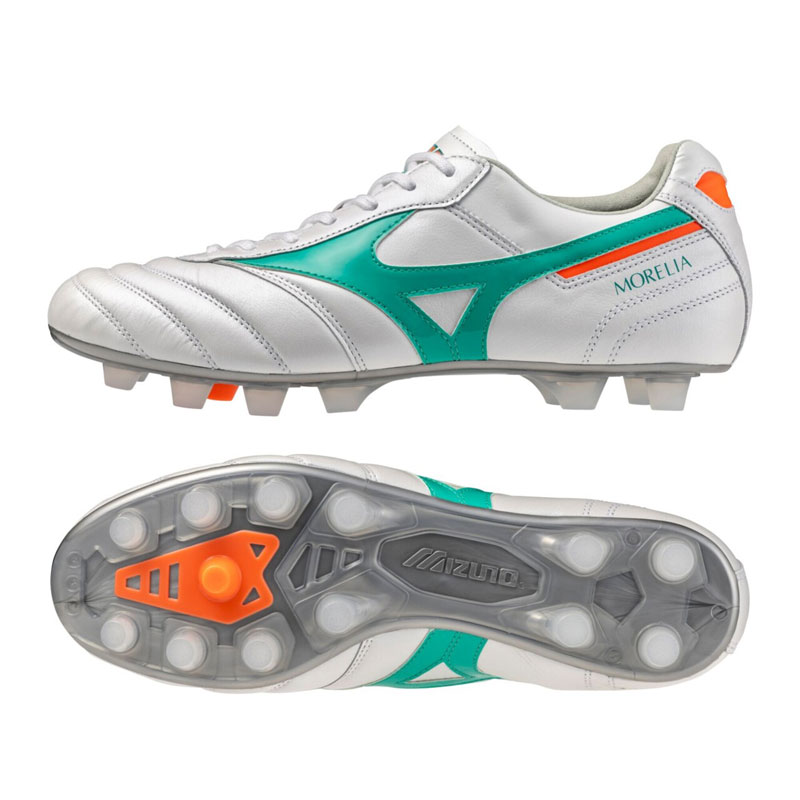 ミズノ モレリア 2 JAPAN ショートタン MORELIA 2 ホワイト グリーン