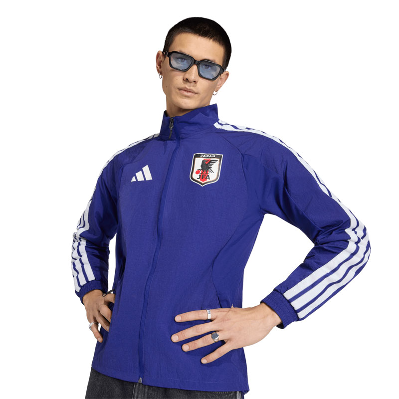 未使用 2004年  サッカー　日本代表 ナイロンジャケット L アディダス サッカー日本代表 ホーム アンセムジャケット adidas2026SS