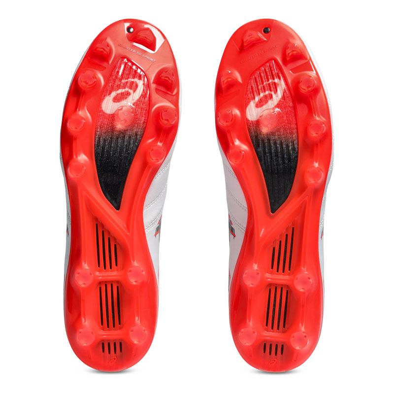 アシックス DSライト X-FLY PRO 3 ホワイト フラッシュレッド サッカー