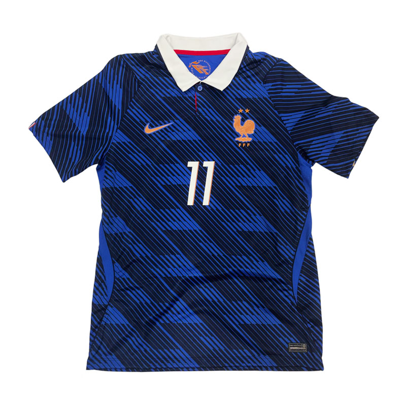 NIKE サッカー フランス代表 ユニフォーム 160cm ナイキ フランス代表 FFF DF JSY STAD HOME S/S トップ ゲームロイヤル
