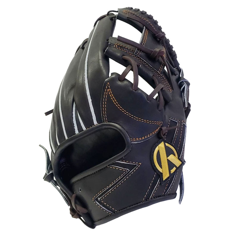 アメイジング 野球 硬式 内野手用 グラブ 内野手用 AG-06型 サイズ11.1インチ AMAZING AG006-BLKBRN