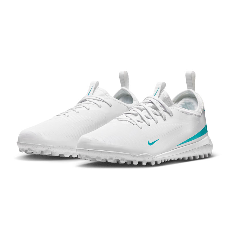ナイキ ジュニア ファントム 6 LOW アカデミー TF ホワイト ダスティカクタス サッカー フットサル ターフシューズ トレシュー NIKE2026Q4 hq2038-102