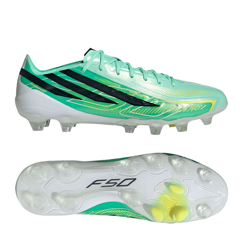 予約商品 9月22日頃入荷予定 アディダス F50 HYPERFAST ELITE HG/AG パルスミント サッカースパイク 土 人工芝 adidas2026Q4 KK1039