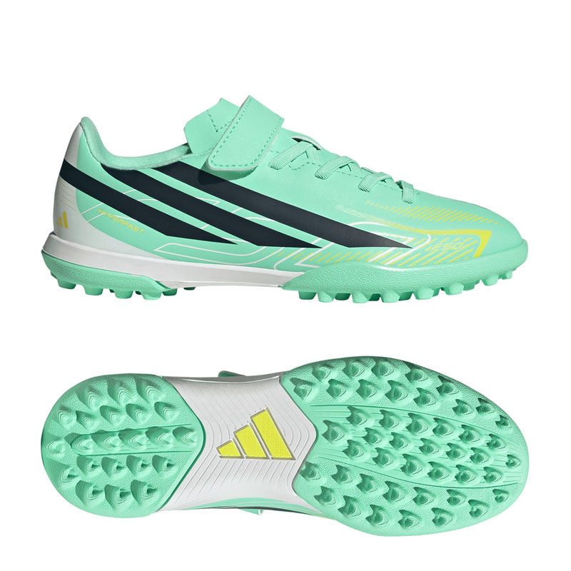 予約商品 9月22日頃入荷予定 アディダス ジュニア キッズ F50 HYPERFAST CLUB H&L TF J パルスミント サッカー フットサル ベルクロ ターフシューズ adidas2026Q4 KK1338