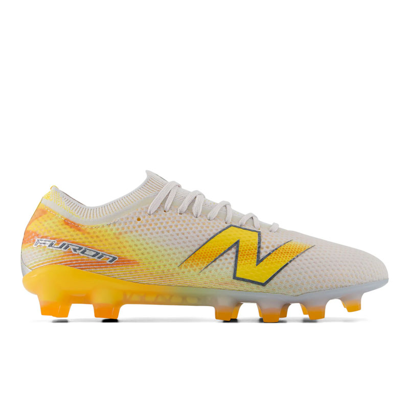 ニューバランス フューロン Furon エリート HG/AG V9 ホワイト オレンジ サッカースパイク 土 人工芝 NewBalance2026Q3 UF1H5EI2E