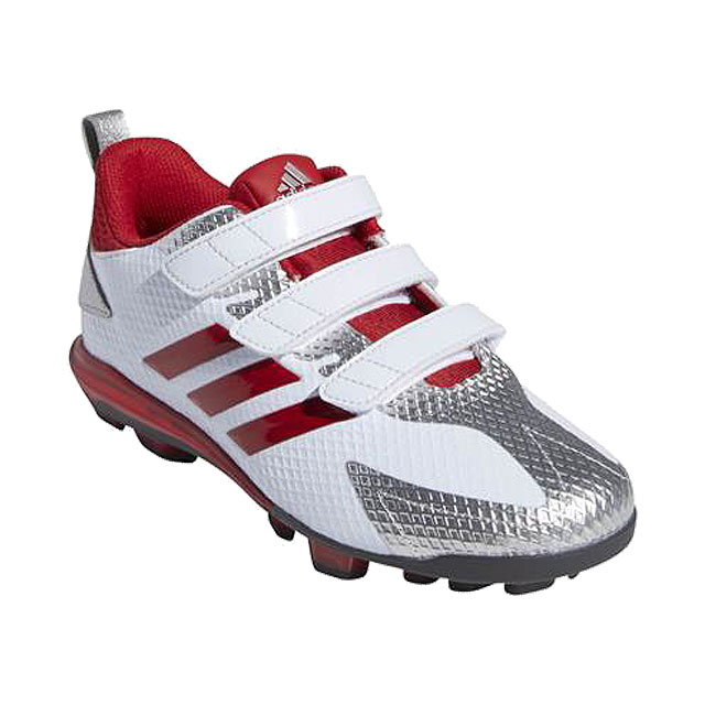 42 Off アディダス 野球 スパイク 91 アディゼロ Pointkac ポイント底スパイク ベルクロ 少年 ジュニア ホワイト レッド Db3461 スポーツサクライ スポサク公式通販サイト 大阪の野球専門店